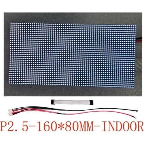 P2.5 module 64x32 pixel high-resolution 1/16 scan LED logo LED display screen