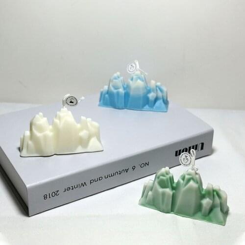 Iceberg Mousse Cake Silicone Mold Handmade Aromatherapy Making Candle Soap Mould
