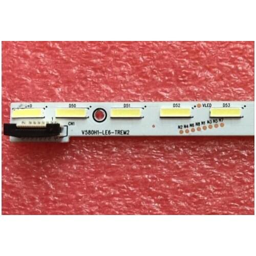 New 10 PCS*64LEDs 721MM LED backlight strip V580H1-LE6-TREM2 for LED58K280J V580HJ1-LE6