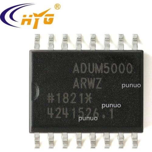 Original Authentic ADUM5000ARWZ Encapsulation SOP16 2.5 kV Isolated DC Converter 3.3 or 5 500 mW V Output