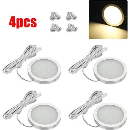 4PCS Ceiling Lights Car Interior Lighting Interior Roof Ceiling Light Cabinet Lamp Camper RV Trailer Boat