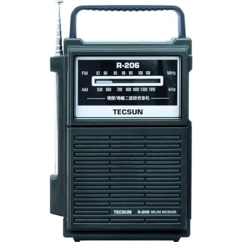 Original TECSUN R-206 Radio FM / MW High Sensitivity Radio Receiver Desheng R206 Digital Receiver Drop Shipping for elderly