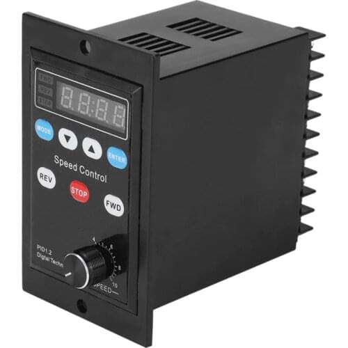 220V Ac 6W-400W Professional Digital Display Motor Speed Controller Motor High Precision Governor Soft Start Tools