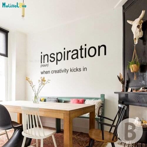 Inspirational Wall Decals Quotes For Office Decor Motivational Vinyl Decal Self-adhesive Murals New Design YT2635