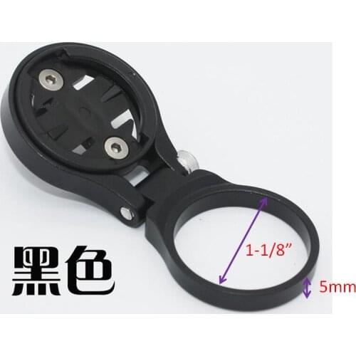 Bike Stem Mount Computer Holder Support for Garmin Edge 25/200/500/510/520/800/810/1000 GPS Cycling Computer 1-1/8"