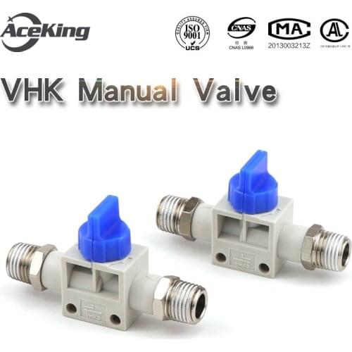 VHK Hand valve vhk2 / 3-04f-04f 06f-06f vhk2 / 3-m5-m5 01s-01s gas pipe on-off valve
