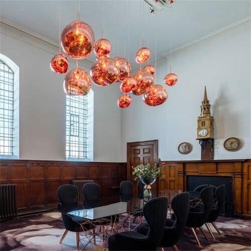 Nordic PVC Lava E27 Pendant Lights Vintage LED Hanging Lamp for Living Room Decor Dining Room Restaurant Kitchen Fixtures