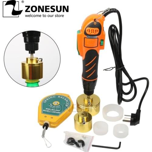 ZONESUN Hand held Bottle Capping Tool Plastic Bottle Capping 10-50mm Cap Screw Manual Capper Bottle Capper Tool