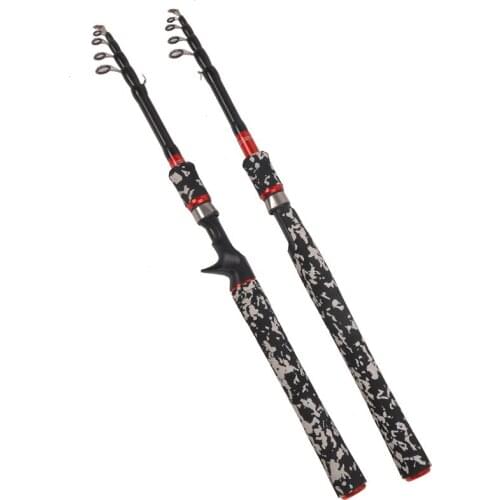 1.8m 2.1m 2.4m 2.7m Long Lure Fishing Rod Carbon Fiber Grip Handle Straight Shank Spining Rod Fishing Pole