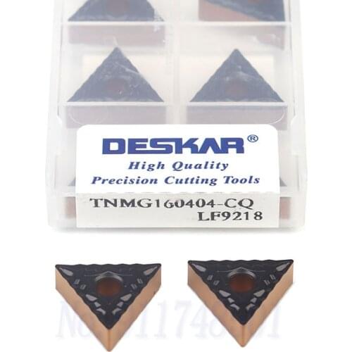 10pcs TNMG160404-CQ LF9218 TNMG160408-CQ LF9218 CNC Lathe Tools Turning Inserts Carbide Cutting Blades , For Steel Processing