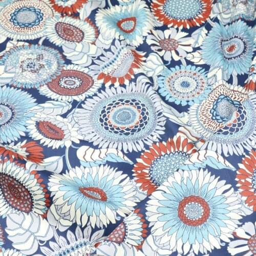 160cm*50cm Vintage elegant floral cotton fabric DIY bedding quilting apparel dress patchwork fabric kids curtain decor cloth