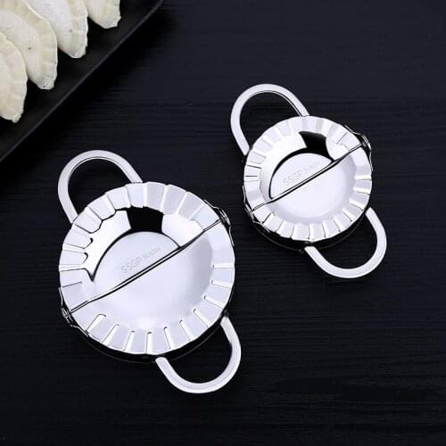 2 Pcs/Set Dumpling Maker Pie Pastry Making Tools Kitchen Utensils Household Temperature Resistance SUS 304 Stainless Steel