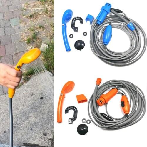2020 12V Portable Travel Camping ducha Car Pet Dog Shower Washer Electric Pump Outdoor Hiking Kit