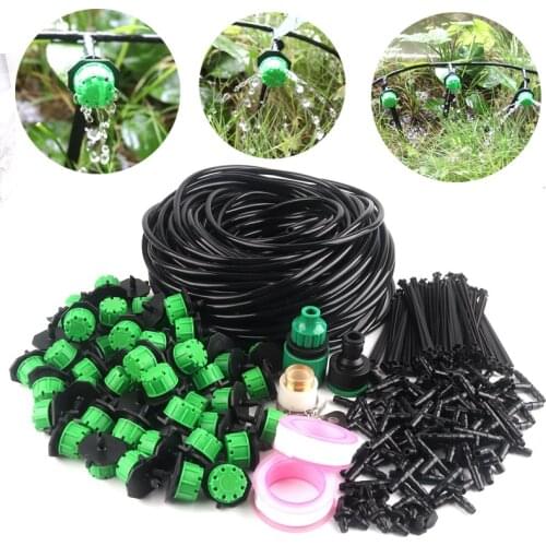 5~50M Garden Drip Irrigation Kit Adjustable Plant Self 8-Hoses Dripper Watering Kits DIY 4/7mm Hose Greenhouse Watering System