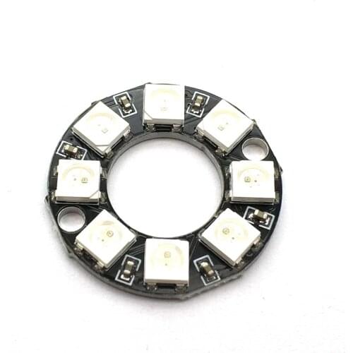 8 Bits WS2812 5050 RGB LED Ring Lamp Light With Integrated Drivers For Uno Diy Kit