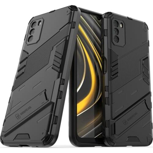 PUNK Phone Case For Xiaomi Poco M3 Case For Xiaomi Poco M3 Cover Armor Shockproof Silicone Protective Bumper For Xiaomi Poco M3
