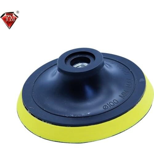 TM 1pc 4/5inchSandpaper Disc Holder 8mm Shank For Woodworking Self-Adhesive Sanding Disc Pad forElectric Grinder Rotary Tool