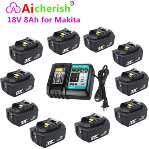 Makita 18650 Electric Drill BL1830/1840/1850B Model Matching Special is Makita 18V8Ah Lithium ion Rechargeable Battery DC18RC