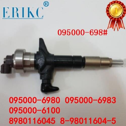 ERIKC 095000-6980 095000-6981 Fuel Injector Nozzle sprayer 095000-6982 095000-6983 Diesel Injector Nozzle for Holden Rodeo Isuzu