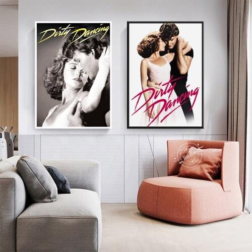 Dirty Dancing Poster Classic Movie Canvas Wall Art Room Bar Home Decor Painting