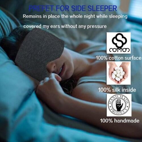 Cotton Sleep Blindfold Nap Shading Eye Cover Eye Patch Women Men Soft Portable Travel Eyepatch Sleeping Eye Mask