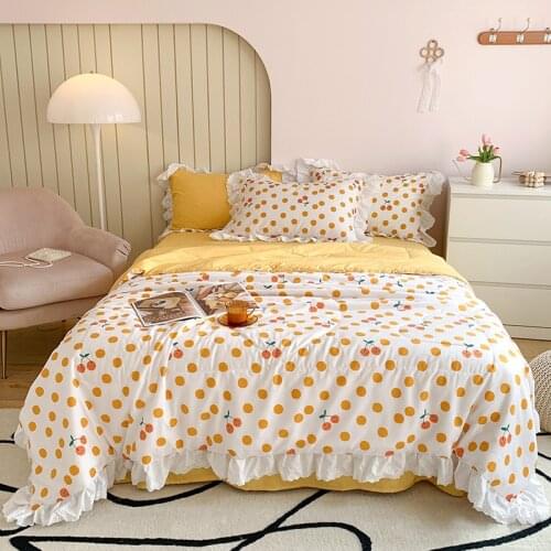 New Korean version of Loka cotton summer quilt super soft washed cotton summer cool quilt skin-friendly summer air conditioning