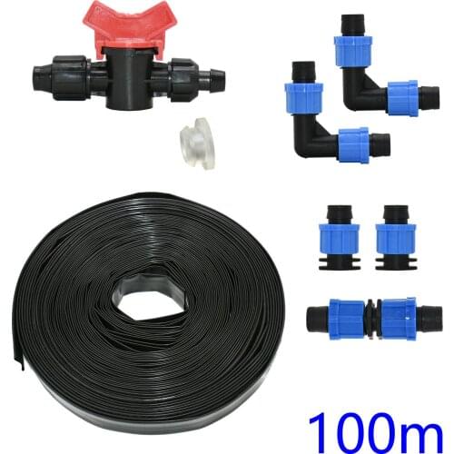 16mm drip tape for irrigation system Drip irrigation Tape Watering System 0.2mm wall thickness Spacing 150mm 300mm