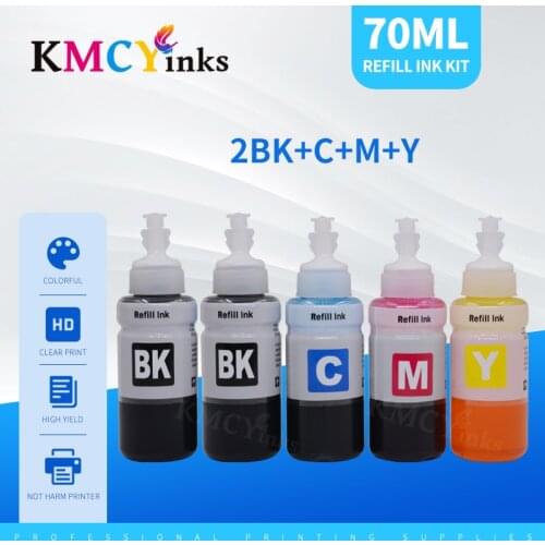 KMCYinks 664 Dye Ink For Epson L120 L132 L210 L365 L380 L382 L486 L550 L800 L805 L1300 L1455 ET-2500 ET-2650 ET-16500 Printer