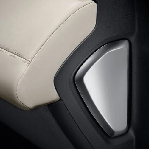 For Landrover Range Rover VELAR 2017 ABS Matte Silver Side Decoration Cover Trim Car Accessories 2pcs