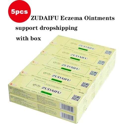 US Ship 10Pcs ZUDAIFU Cream Psoriasis Hemorrhoids Treatment Ointment 100% Natural Chinese Medicine for Body Massage Health Care