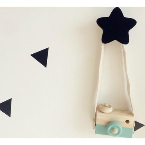 Nordic Wood Kids Room Wall Hooks Decoration Clothes Hook Fridge Kitchen Room Decor Refrigerator Children Wall Hanger Gift