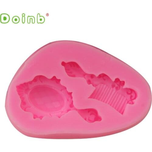 Tiny Mirror Comb Silicone Mold Miniature Sweets Food Polymer Clay Jewelry Moulds