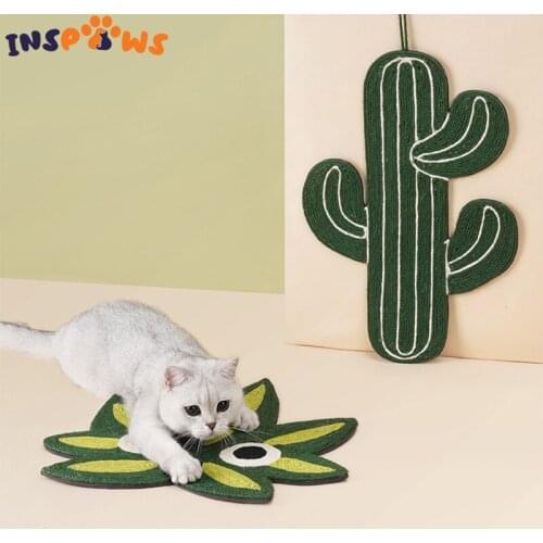 Natural Sisal Cactus Cat Scratching Mat Durable Scratcher Cat Scratching Pad for Cat Anti Scratch Sofa Protection Claw Sharpener