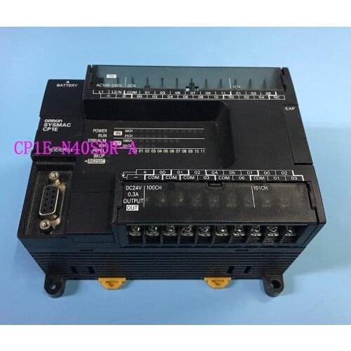 Original authentic PLC CP1E-N40SDR-A well tested working CP1E N40SDR-A N40SDR AC inputs 24,outputs 16 Motor controller