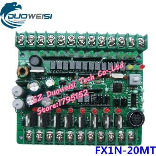 PLC IPC board microcontroller control board PLC solenoid contactor drive FX1N-20MT FX1N 20MT