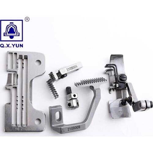Q.X.YUN Sewing Machine For YAMATO 2108005 AZ8020H-Y6 Machine Oversealing Machine Parts 2109006/2109009 Gauge Set