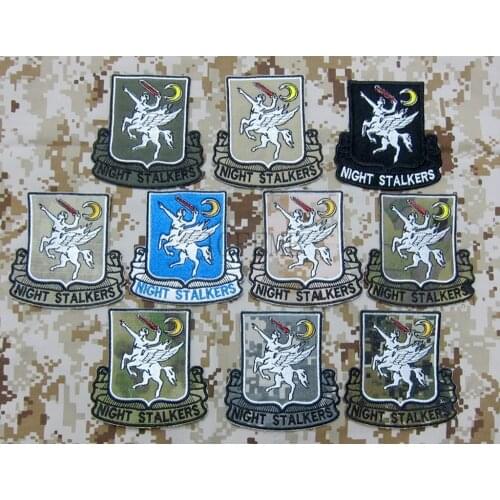 Multi color SEAL TEAM Operation Red Wings 160th SOAR NIGHT STALKERS Morale Military Embroidery patch Badges
