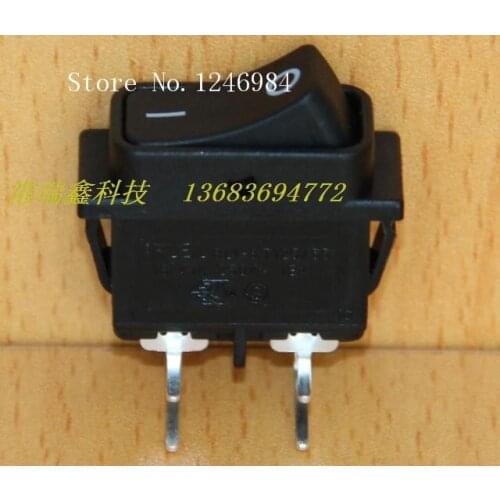 [SA]Power switch RLEIL rocker switch Dual curved feet long black legs flat rocker switch RL1-8--50pcs/lot
