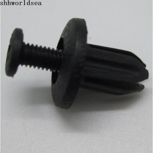 Shhworldsea 100pcs Nylon Black Push-Type Retainer For Honda 91550-SH3-003