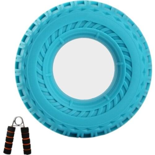 Silicone Grip Ring Hand Training Arm Muscle Training Device Finger Strength Trainer Comes with Foam Grip