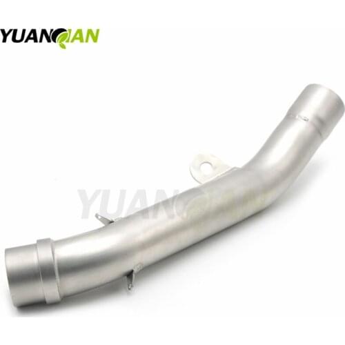 Stainless Steel Motorcycle Exhaust Link Pipe for KAWASAKI Z800 13-16 Motorbike Exhaust Pipes Connect Pipe Middle Pipe Interface