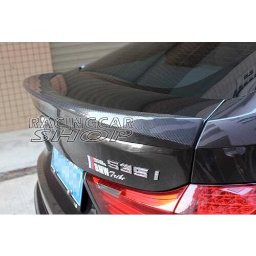 Real Carbon fiber Trunk Boot Spoiler Wing Lip Fit For BMW 5-SERIES F07 GT 10-12 550iGT 535iGT Pre-facelift B116