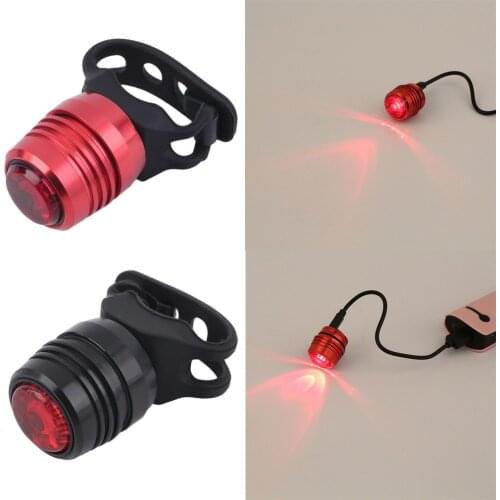 Waterproof Bike Bicycle Rear Tail LED Helmet Cycling FlashLight Safety Warning Lamp Cycling Safety Warning Light