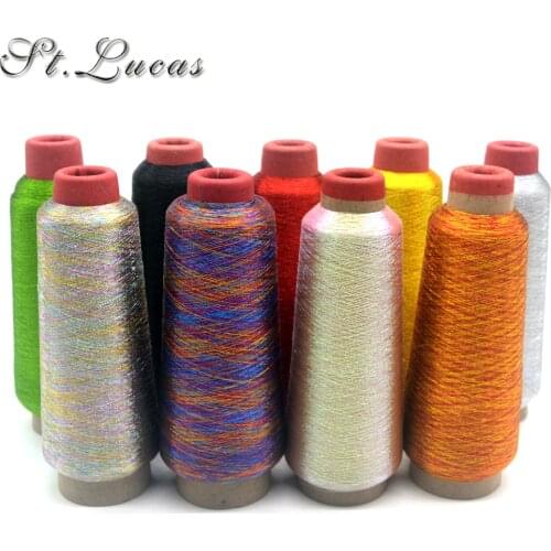 High quality 3200M/Roll DMC Metallic Embroidery Crochet Knitting Yarn Cross Stitch Metallic Yarn Threads Sewing accessory diy