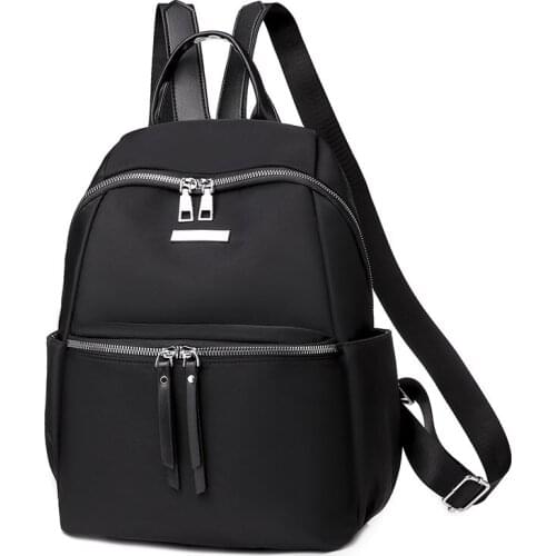 Womens Backpack Fashion Female School Backpacks Vintage Travel Laptop Nylon Oxford Cute Racksack for Girls Kids