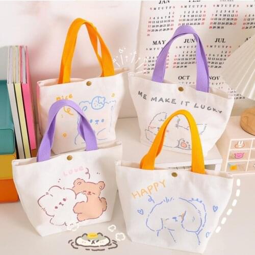 2021 Ladies Handbags Cloth Canvas Tote Bag Black Shopping Travel Women Eco Reusable Shoulder Shopper Bags bolsas de