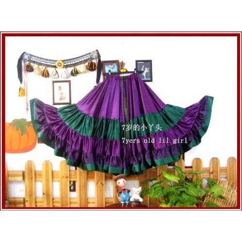 Satin silk Furlong Ming Go expansion skirt 9EX20