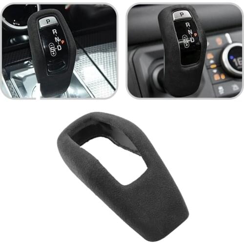 Car Alcantara Style Gear Shift Knob Cover Trim for Land Rover Defender 2020 2021