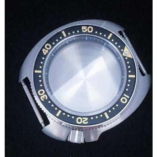 41mm Modified 316 Stainless Steel Watch Case Sapphire Glass with Black Inner Shadow for NH35A/NH36 Movement