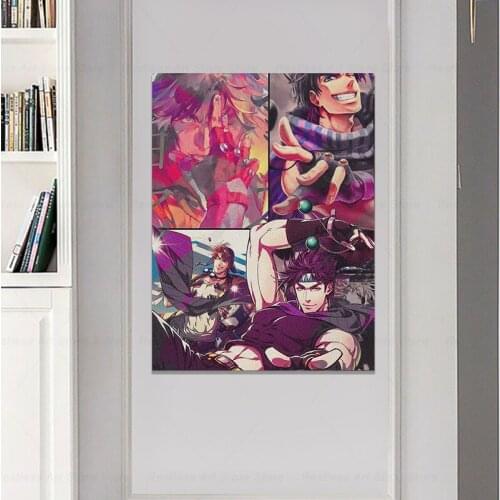 Joseph Joestar JoJos Bizarre Manga Canvas Home Decor Painting Wall Art Decoration Anime Prints Dorm Living Room Bedroom Poster
